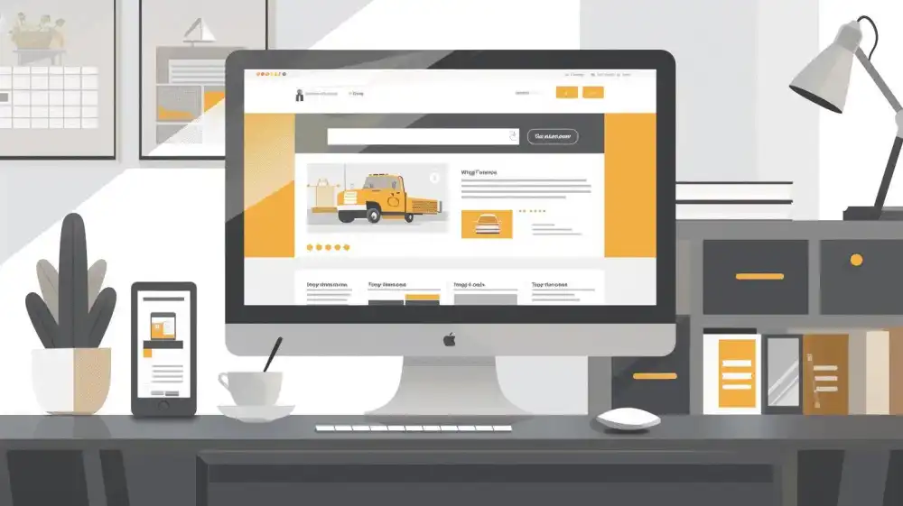 Local Seo Towing Company Vector